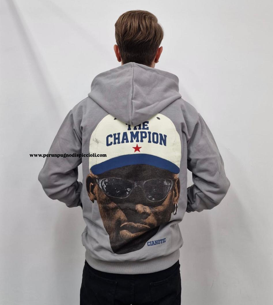 Felpa Cianotic con zip art: Champion