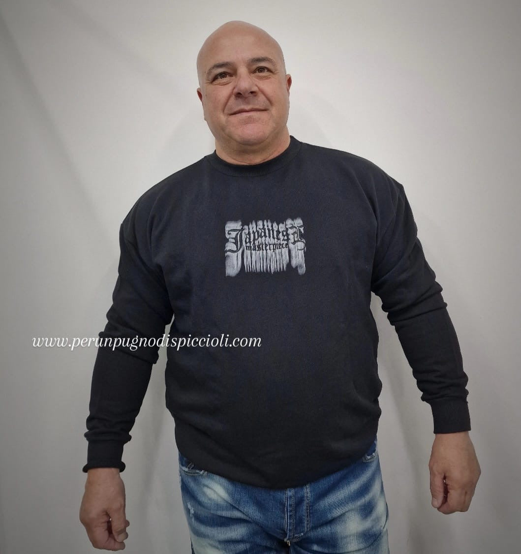 Felpa Japanese art: ricamo