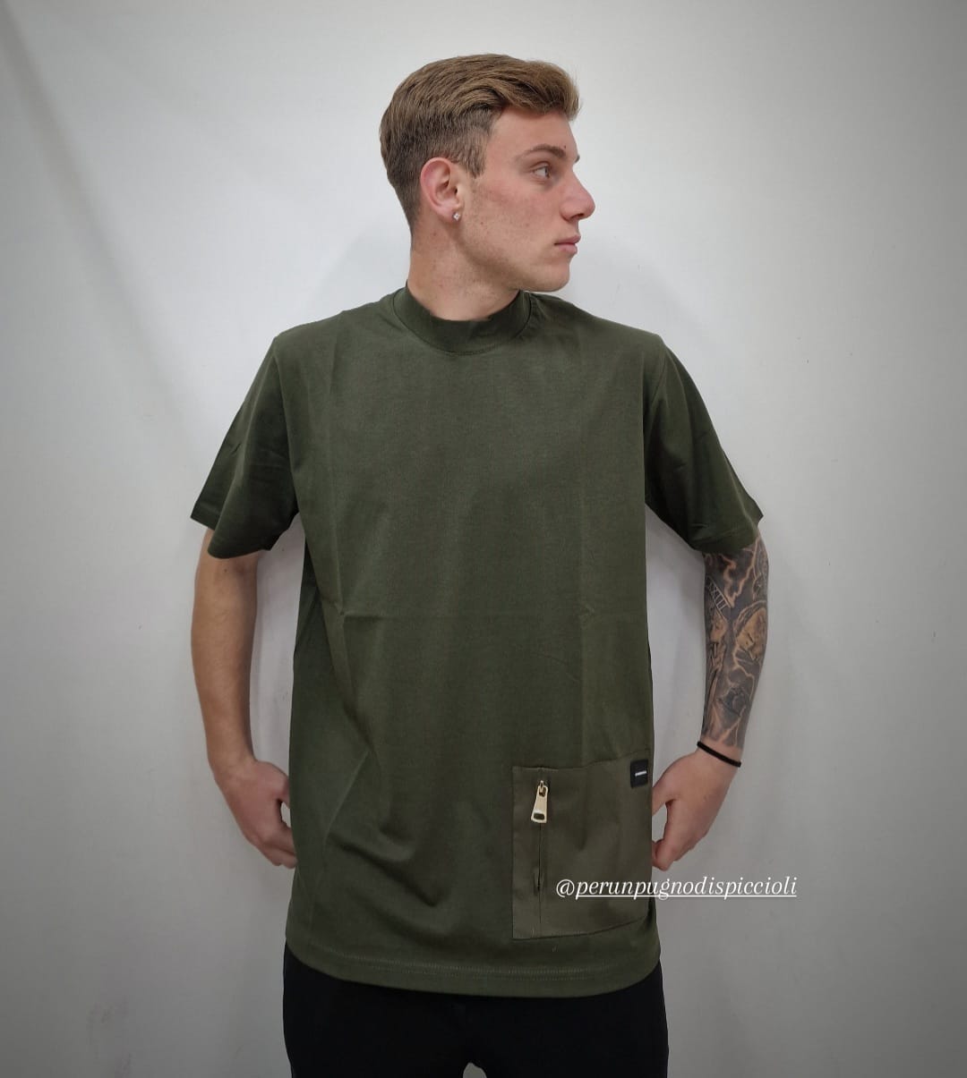 T-shirt Reset2.0 con tasca