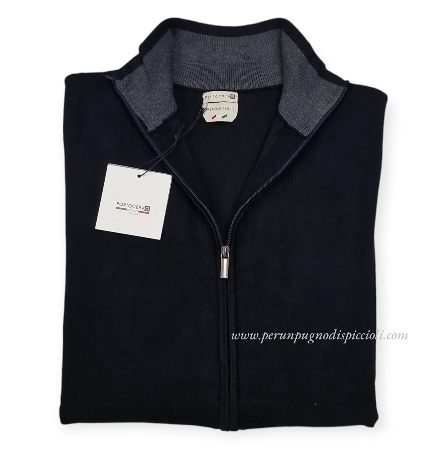 Maglioncino Portocervo zip intera art: buro