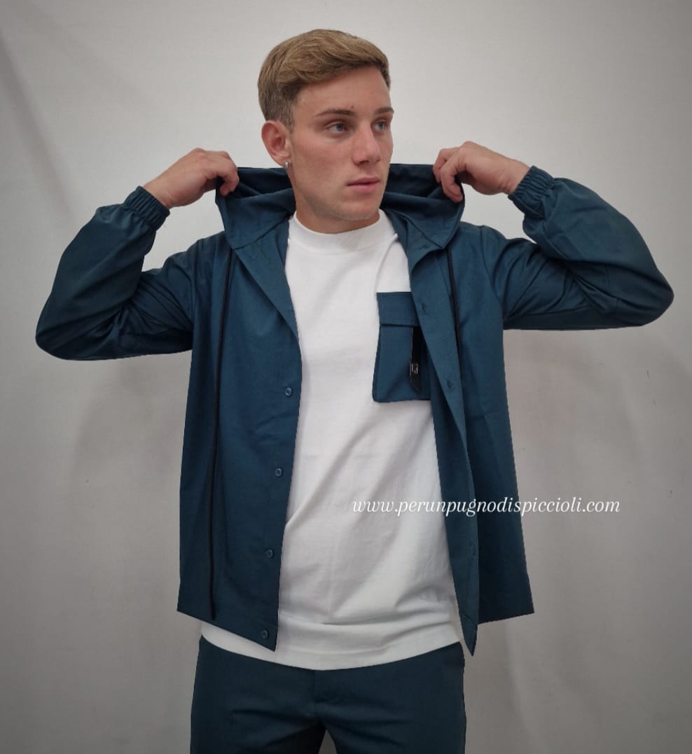 Camicia con cappuccio Reset 2.0 over