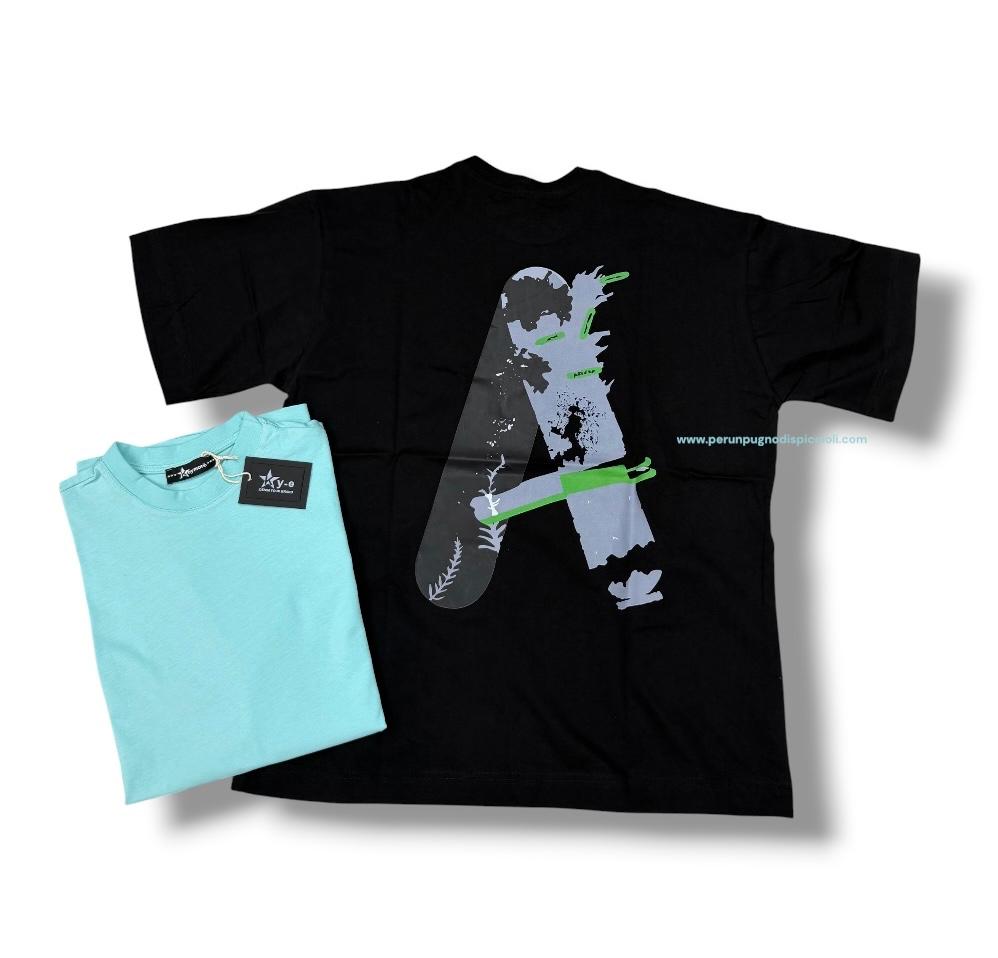 T-Shirt KeyMore art: stampa A su dietro