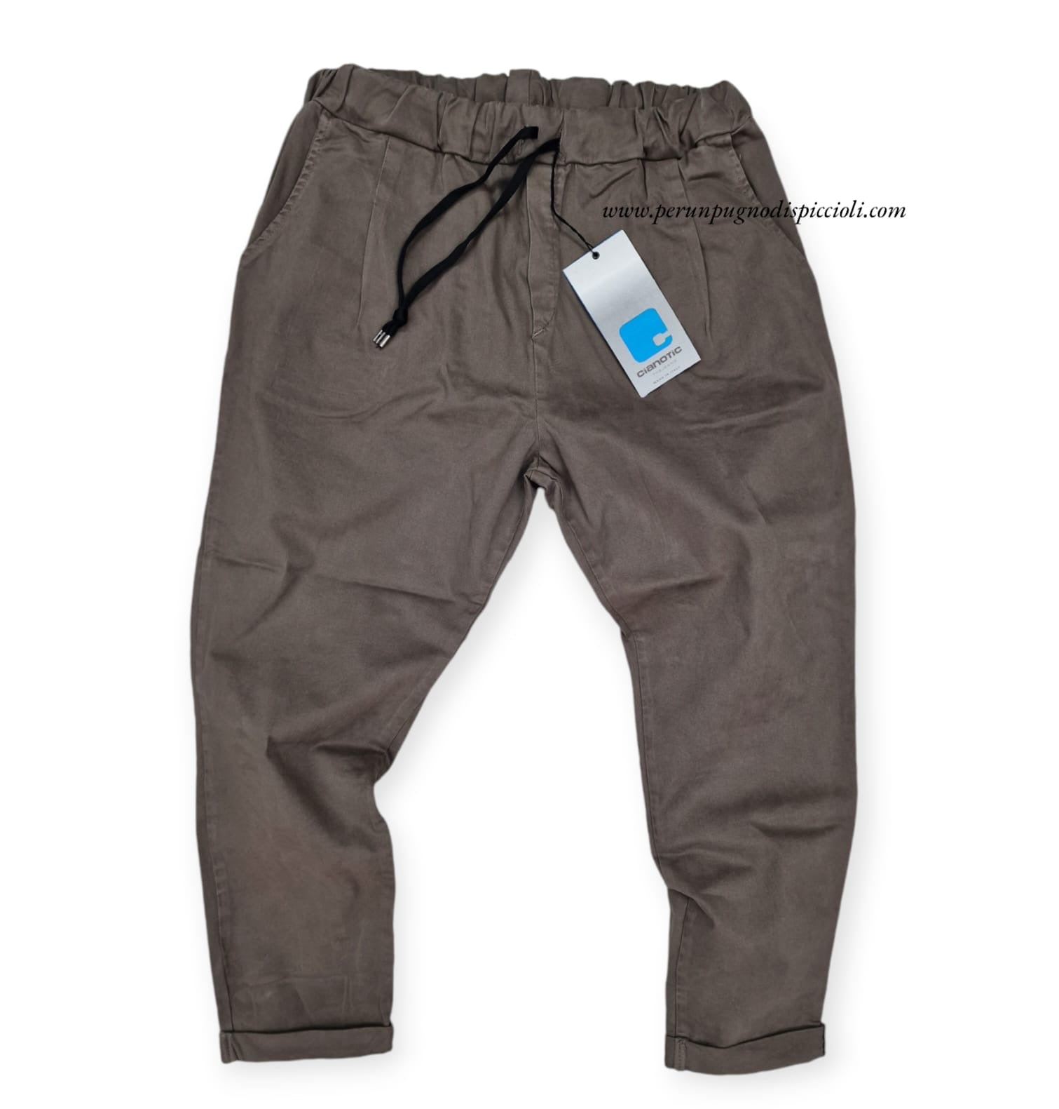 Pantalaccio Cianotic con elastico in gabardina