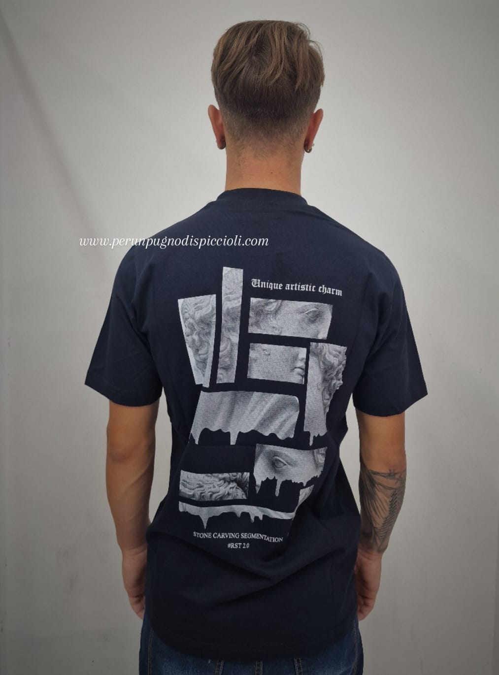 T-shirt retro face Reset 2.0