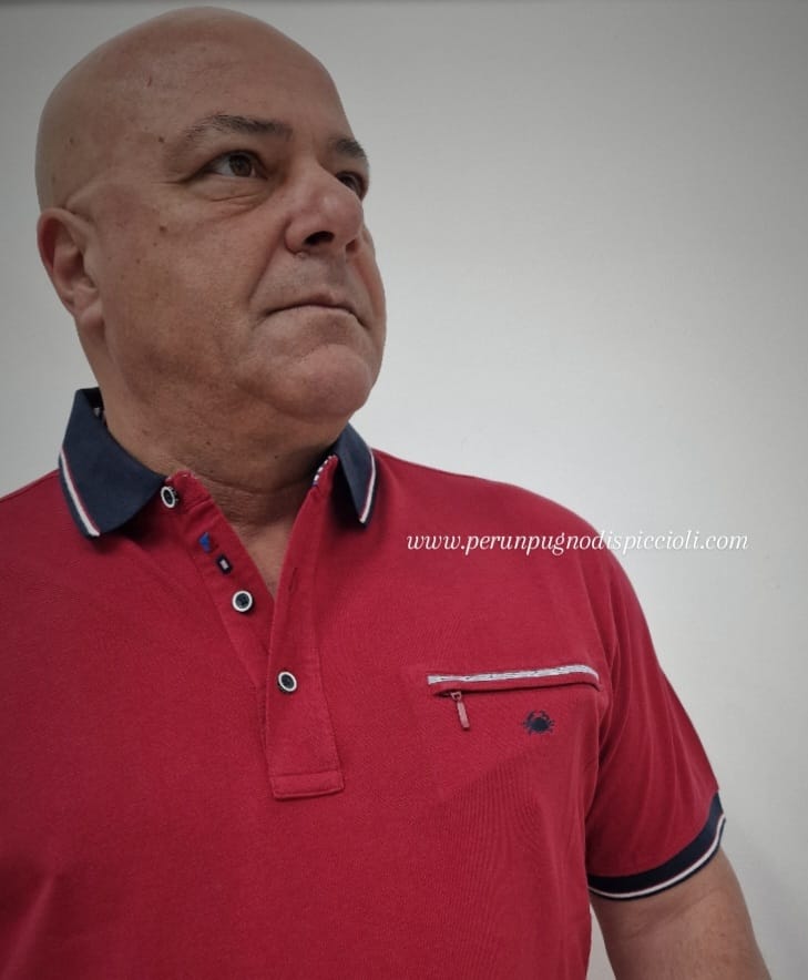 Polo Granchio con taschino con zip