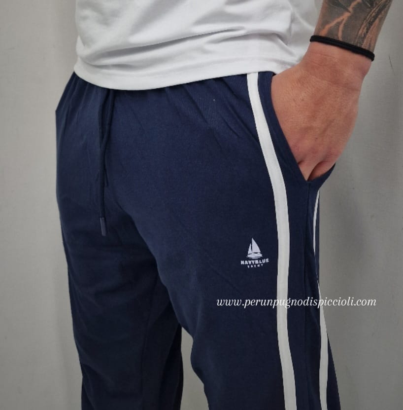 Pantalaccio tuta Navy Blue con righe