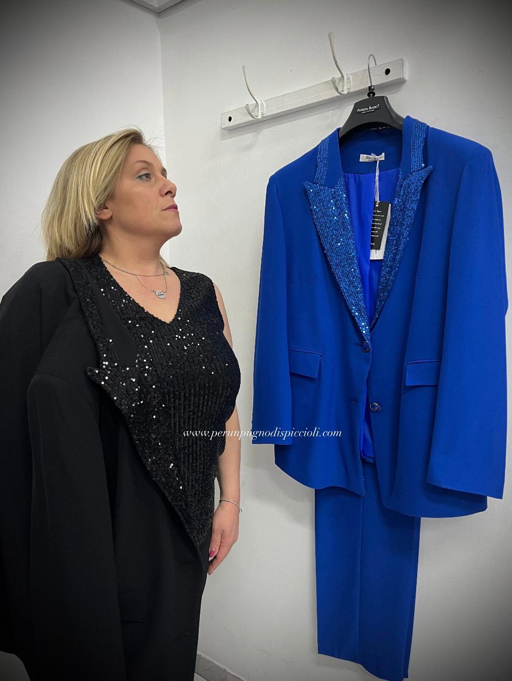 Tailleur Patrizia Blasio in paillettes