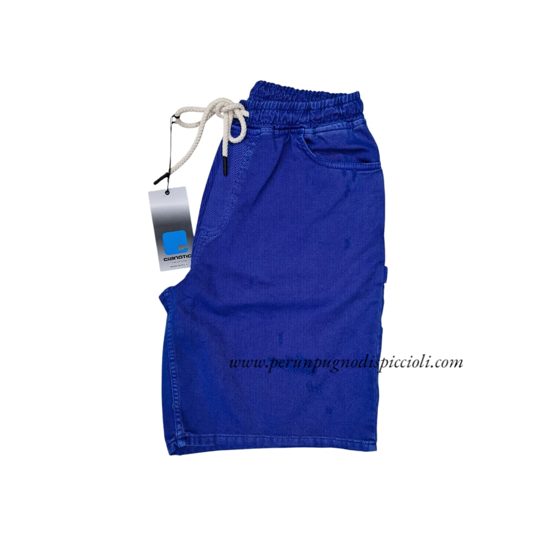 Shorts Cianotic elastico art: carpenter old