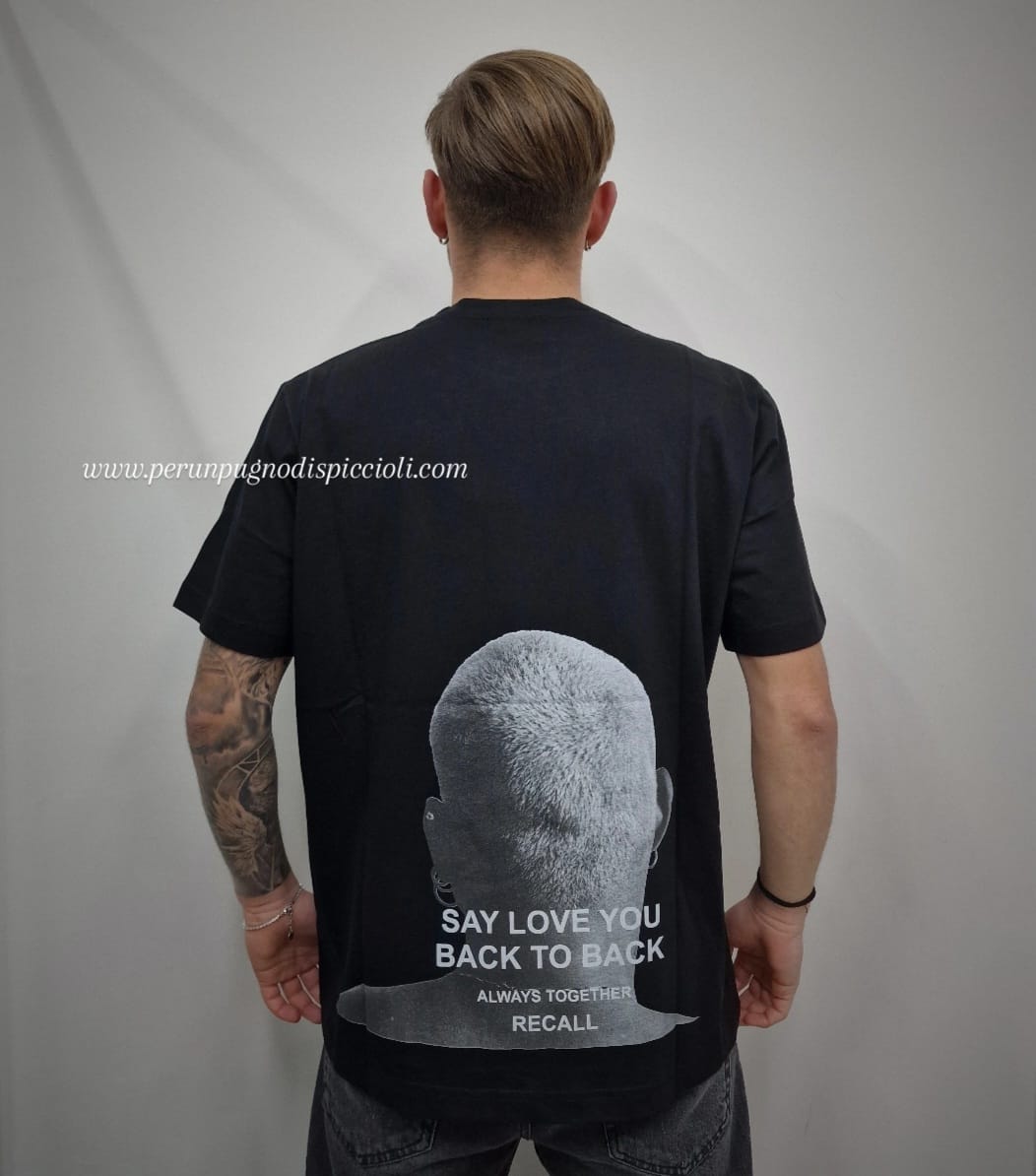T-shirt Recall art: back to back