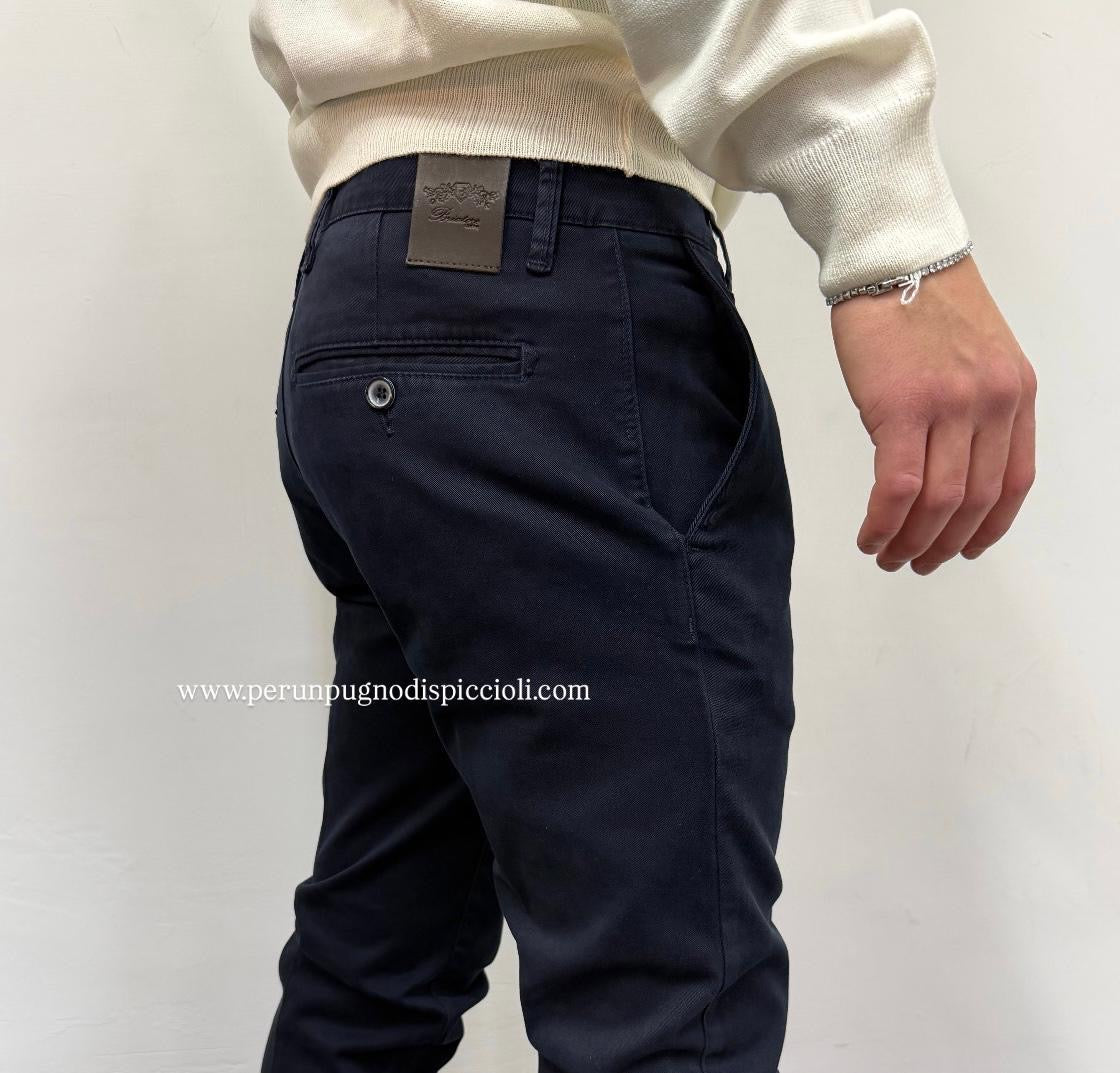 Pantalone Briatore tasca america in gabardina