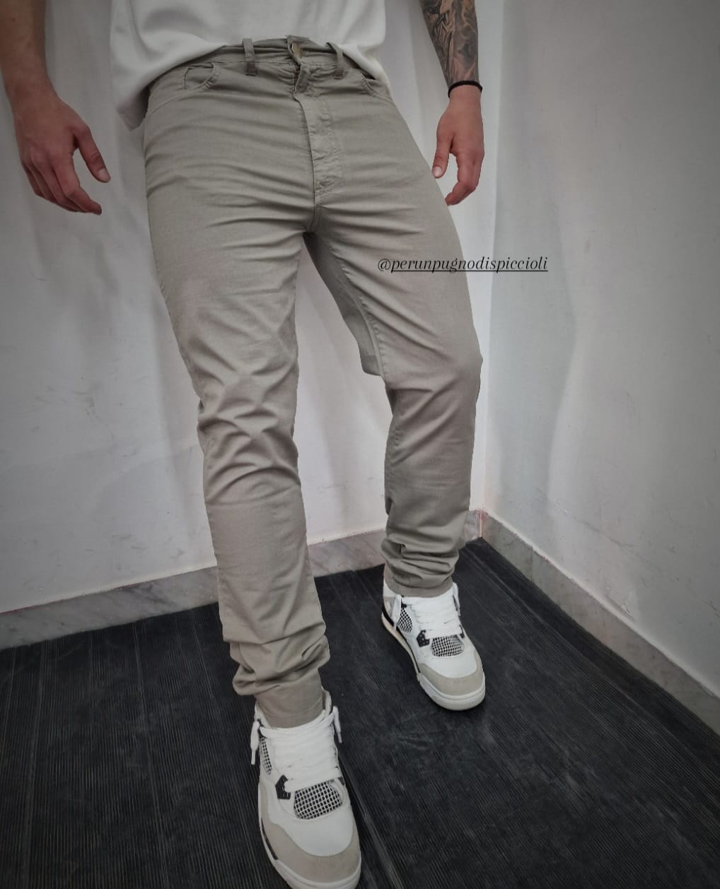 Pantalone Morris in cotone 5 tasche