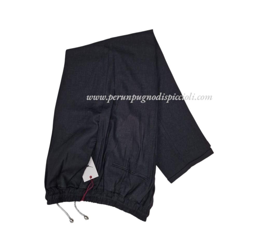 Pantalone Imagine con elastico in lino