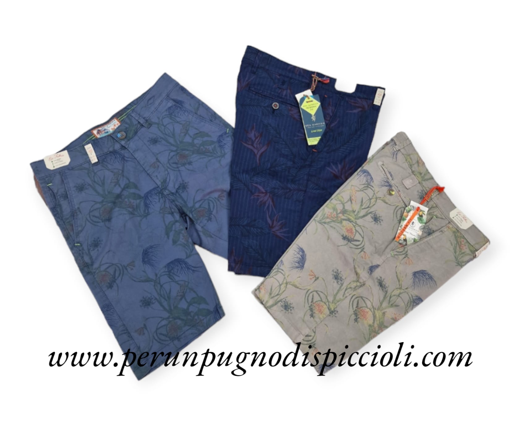 Shorts jeans Sea Barrier con palme