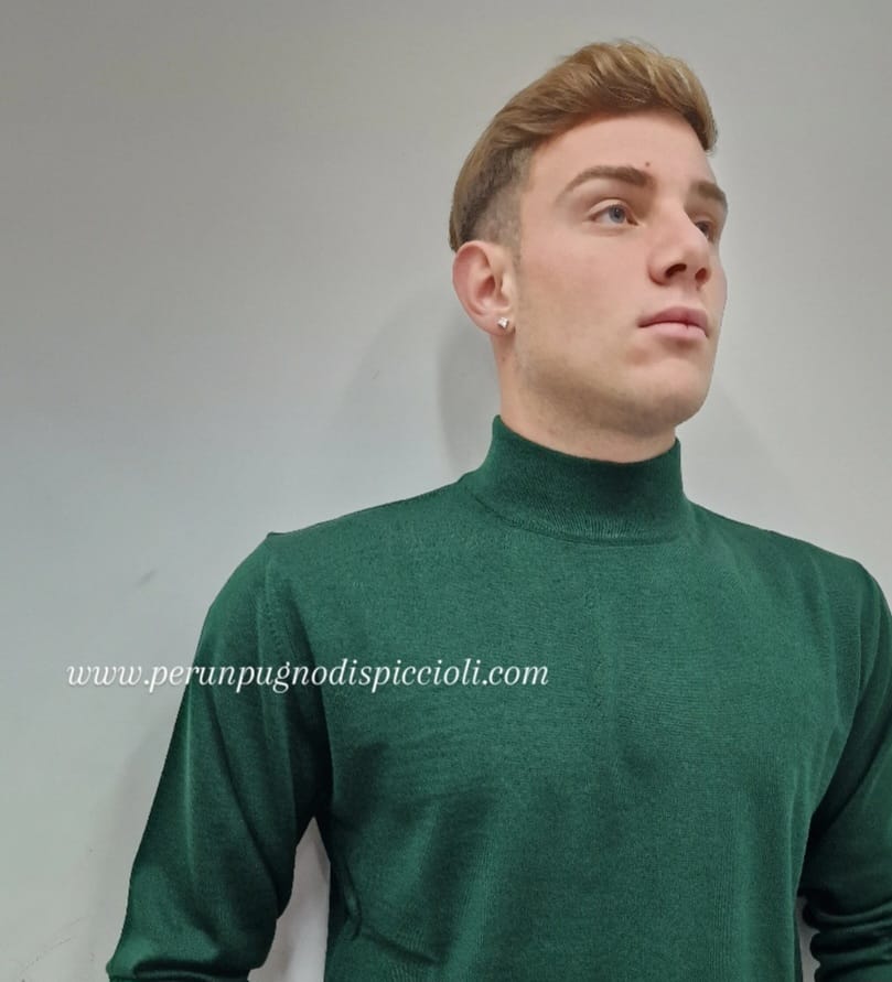 Lupetto Portocervo in lana merino