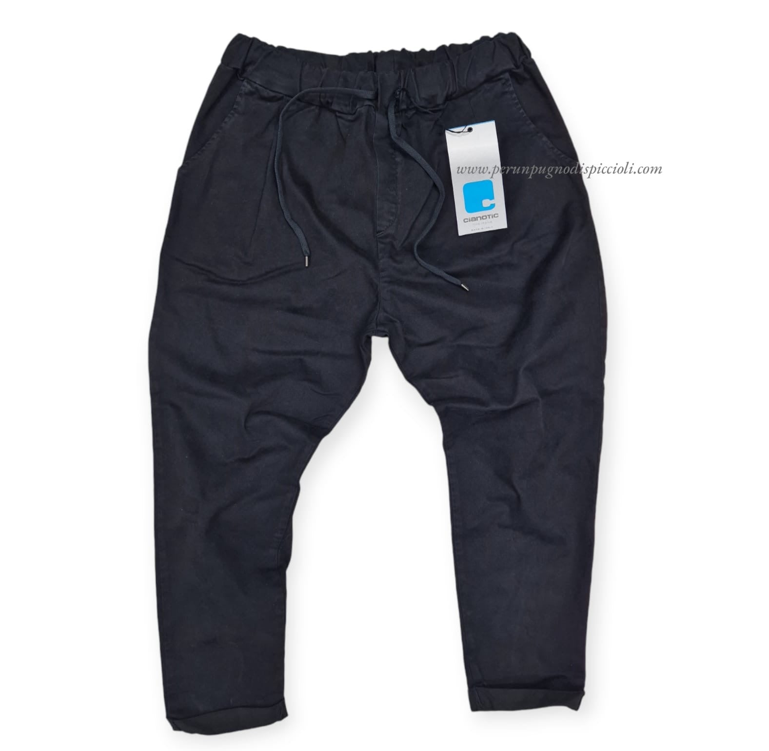 Pantalaccio Cianotic con elastico in gabardina