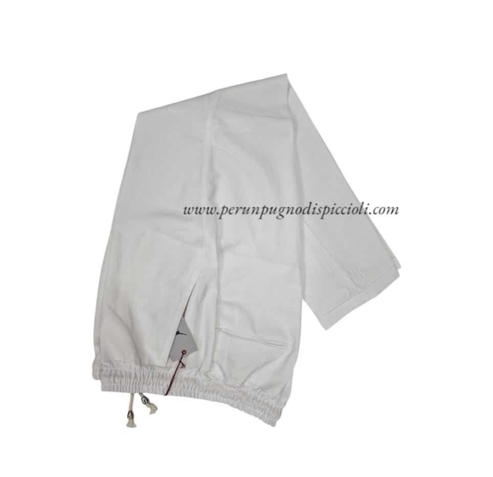 Pantalone Imagine con elastico in lino