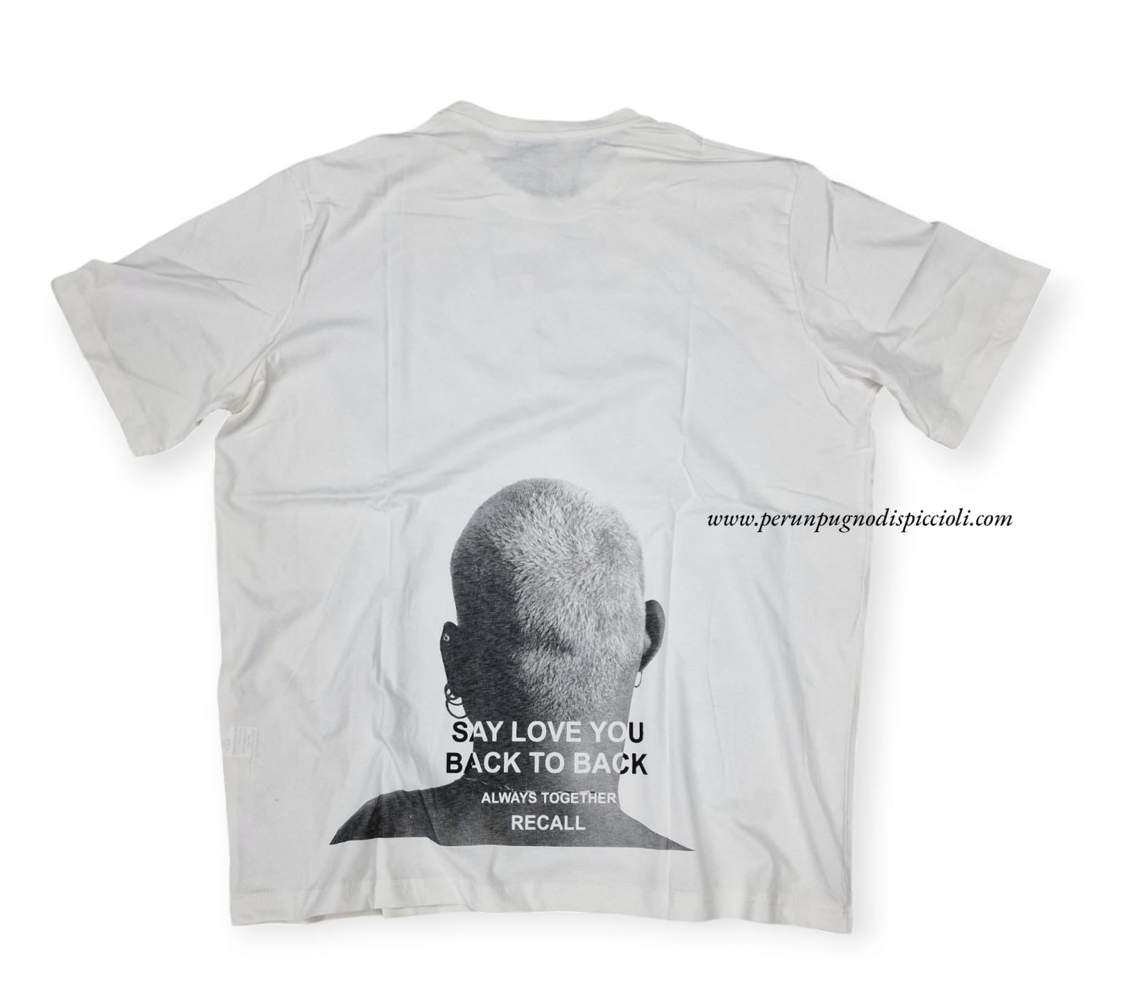 T-shirt Recall art: back to back