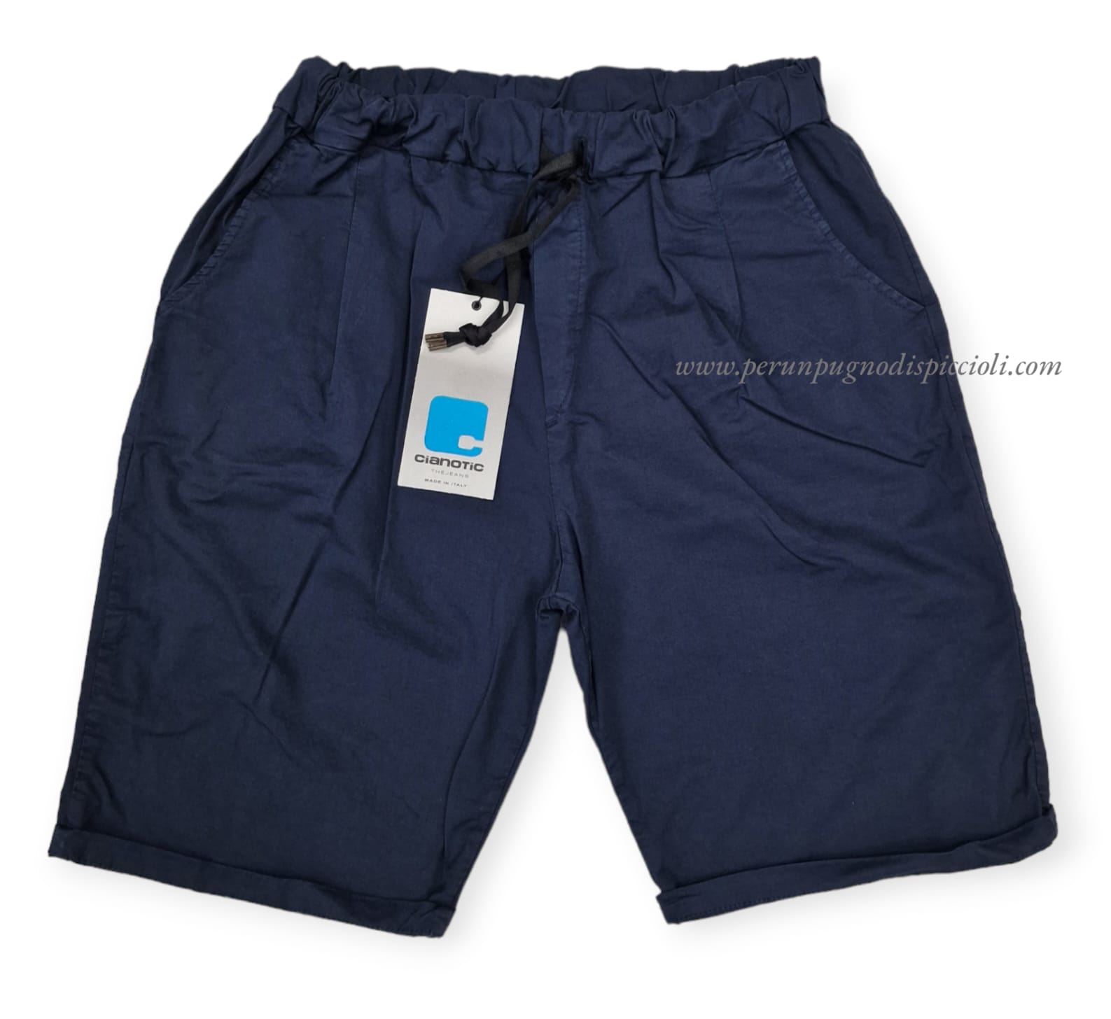 Shorts Cianotic con elastico art: Luis cotton