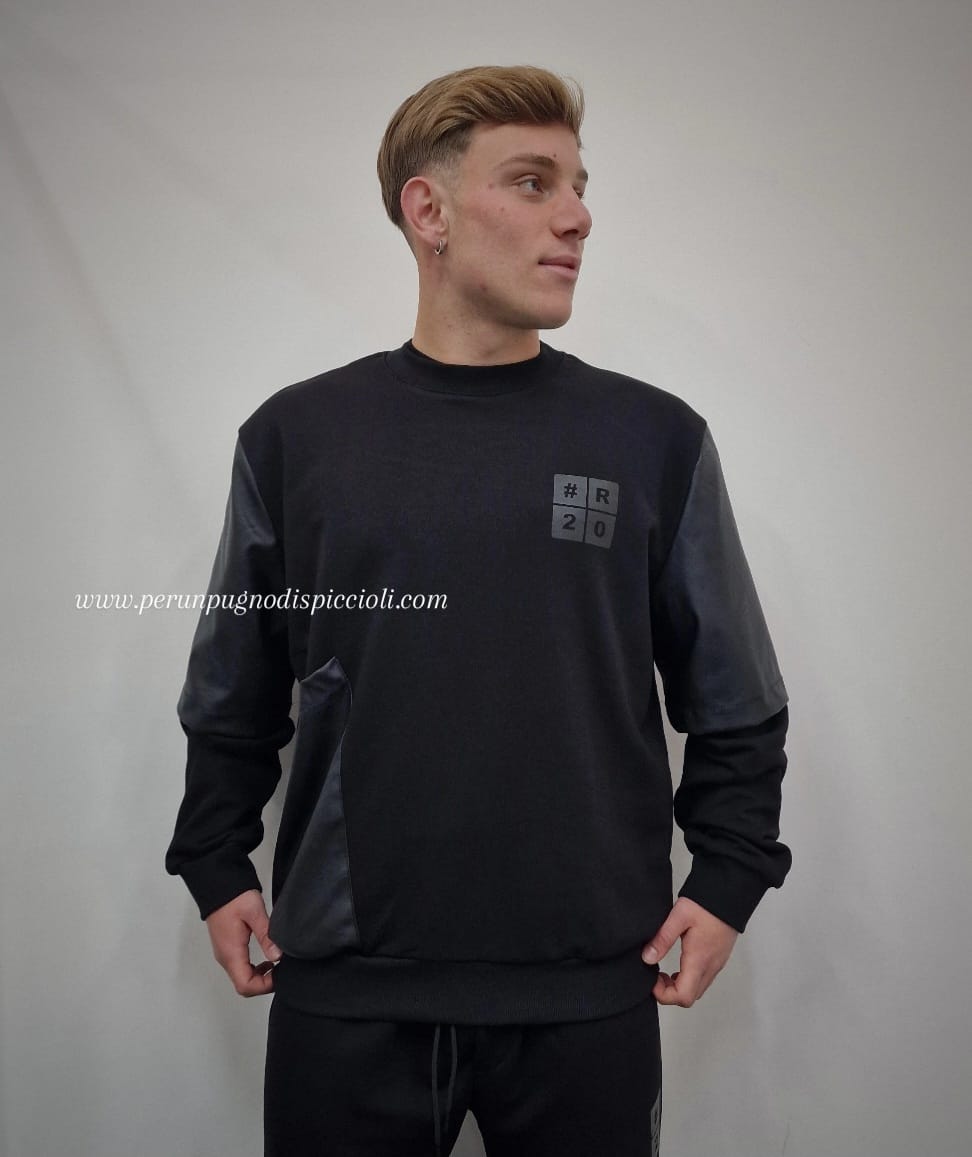 Tuta Reset 2.0 felpa con inserti in pelle