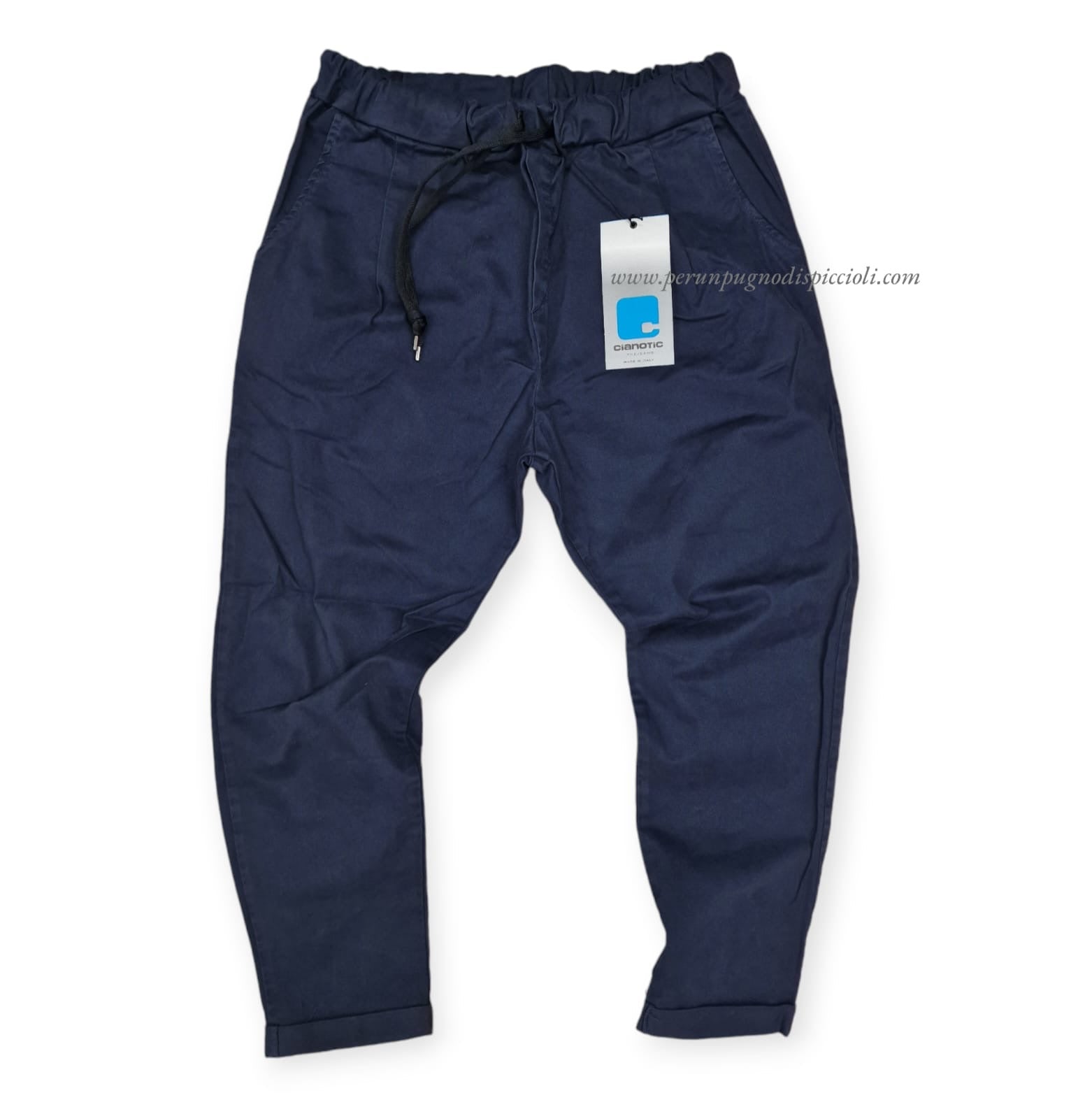 Pantalaccio Cianotic con elastico in gabardina
