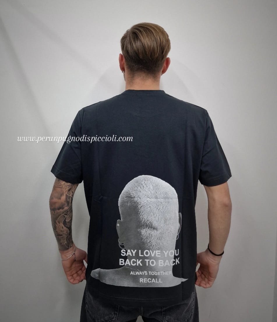 T-shirt Recall art: back to back