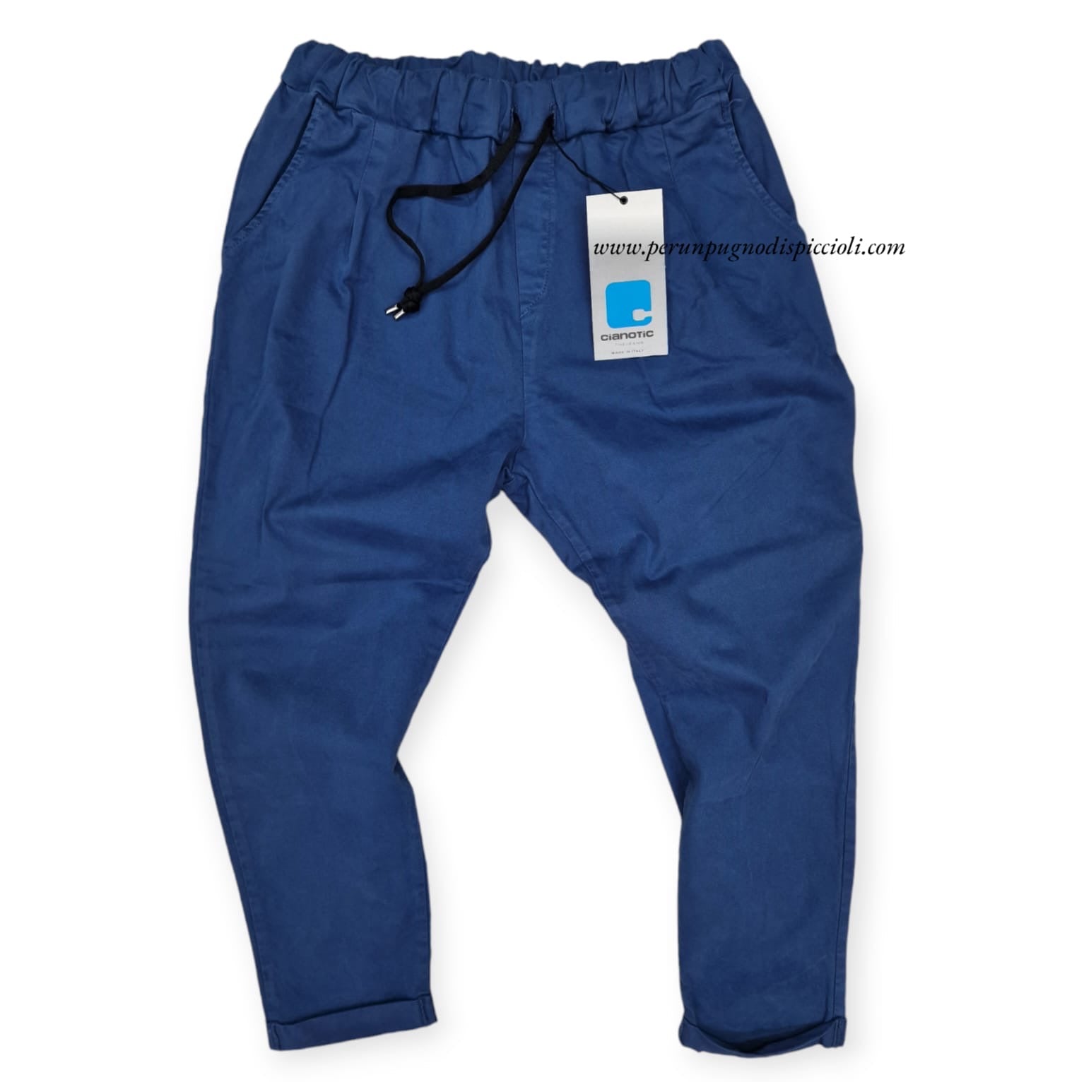 Pantalaccio Cianotic con elastico in gabardina