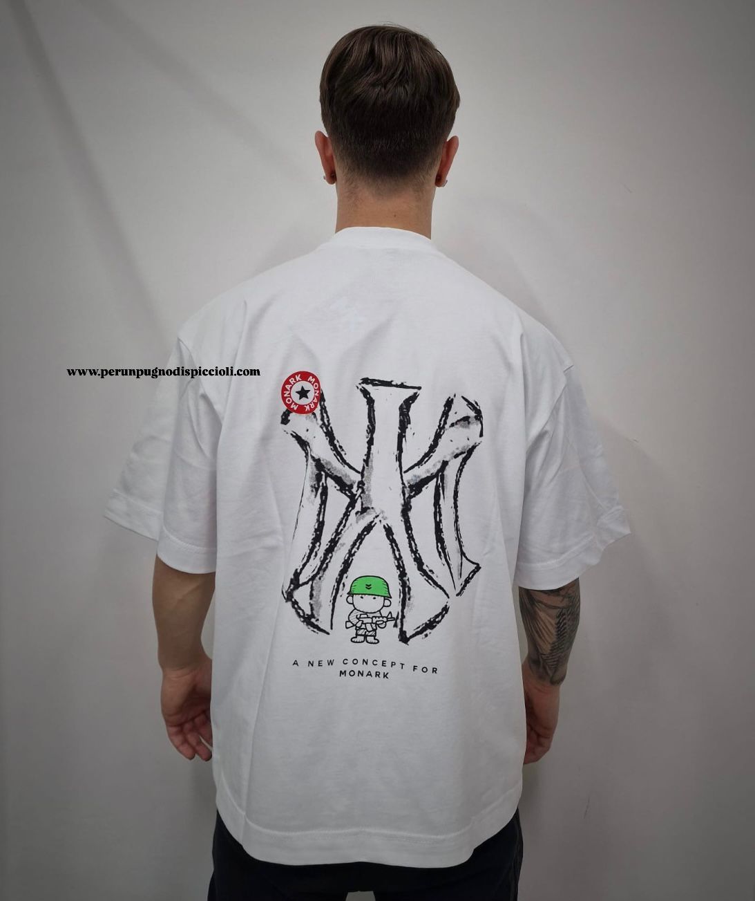 T-Shirt Monark con stampa