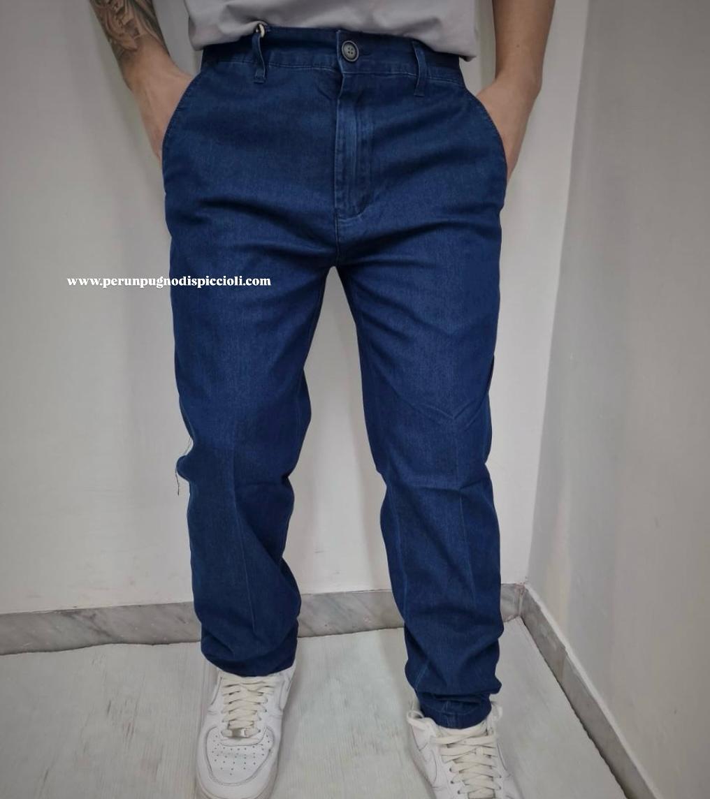 Jeans Portocervo over art: ultraleggero tasca america over