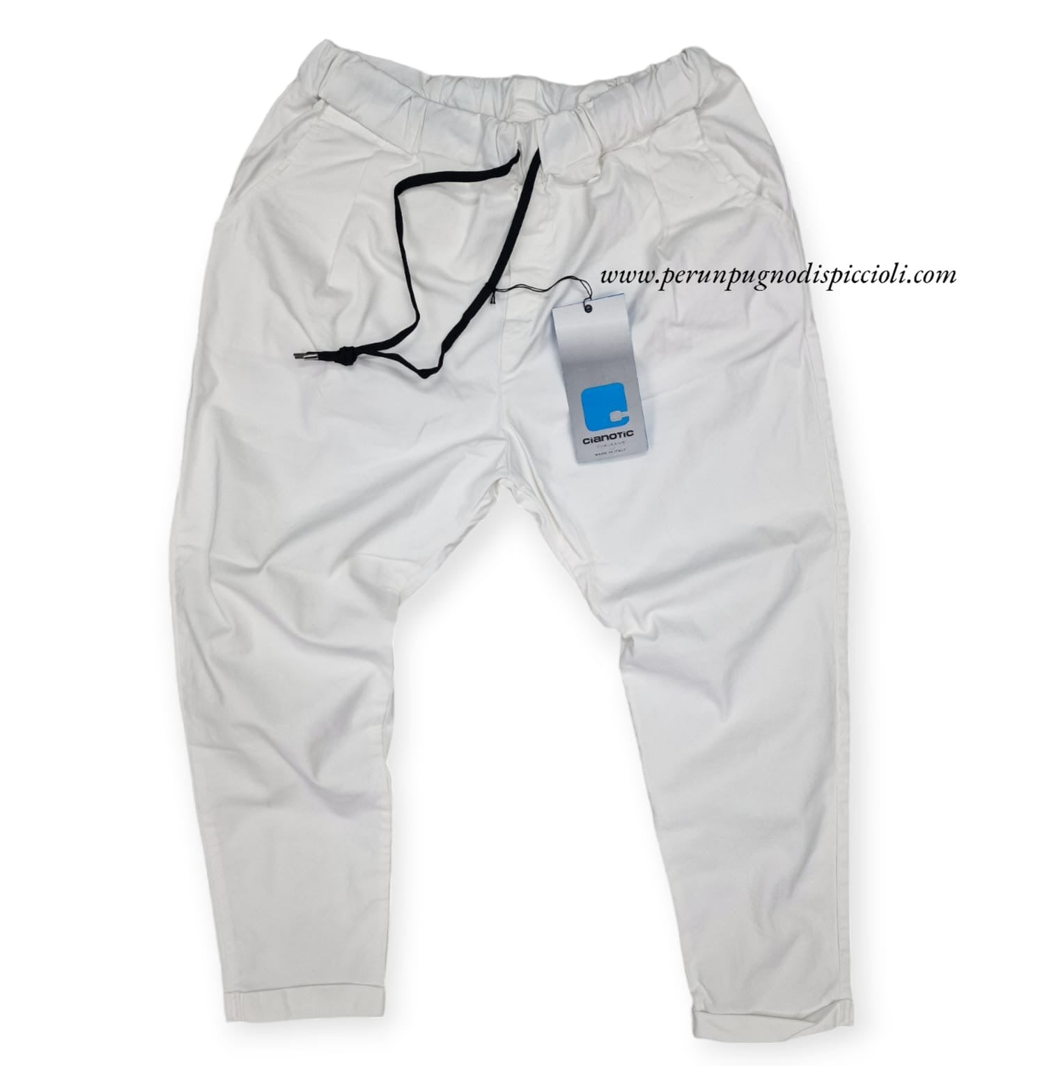 Pantalaccio Cianotic con elastico in gabardina