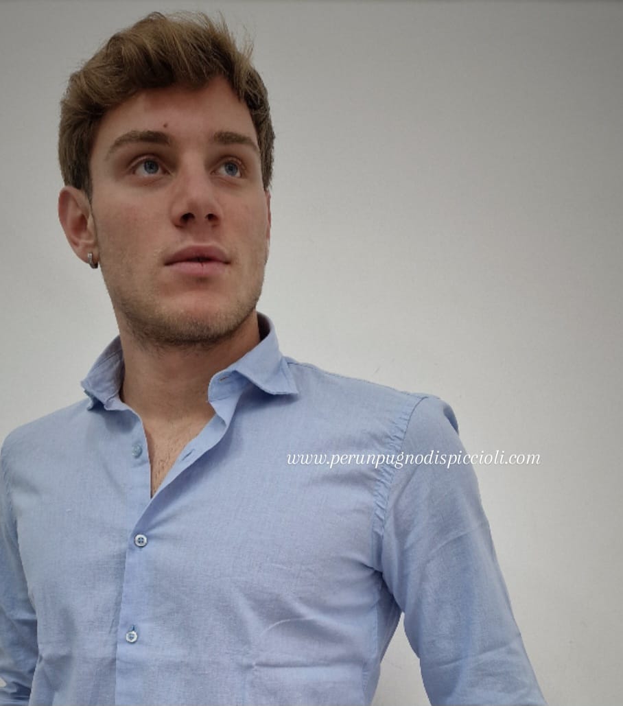 Camicia in lino e cotone Emporio