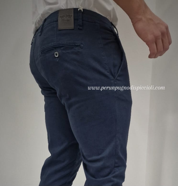 Pantalone Briatore tasca america in gabardina