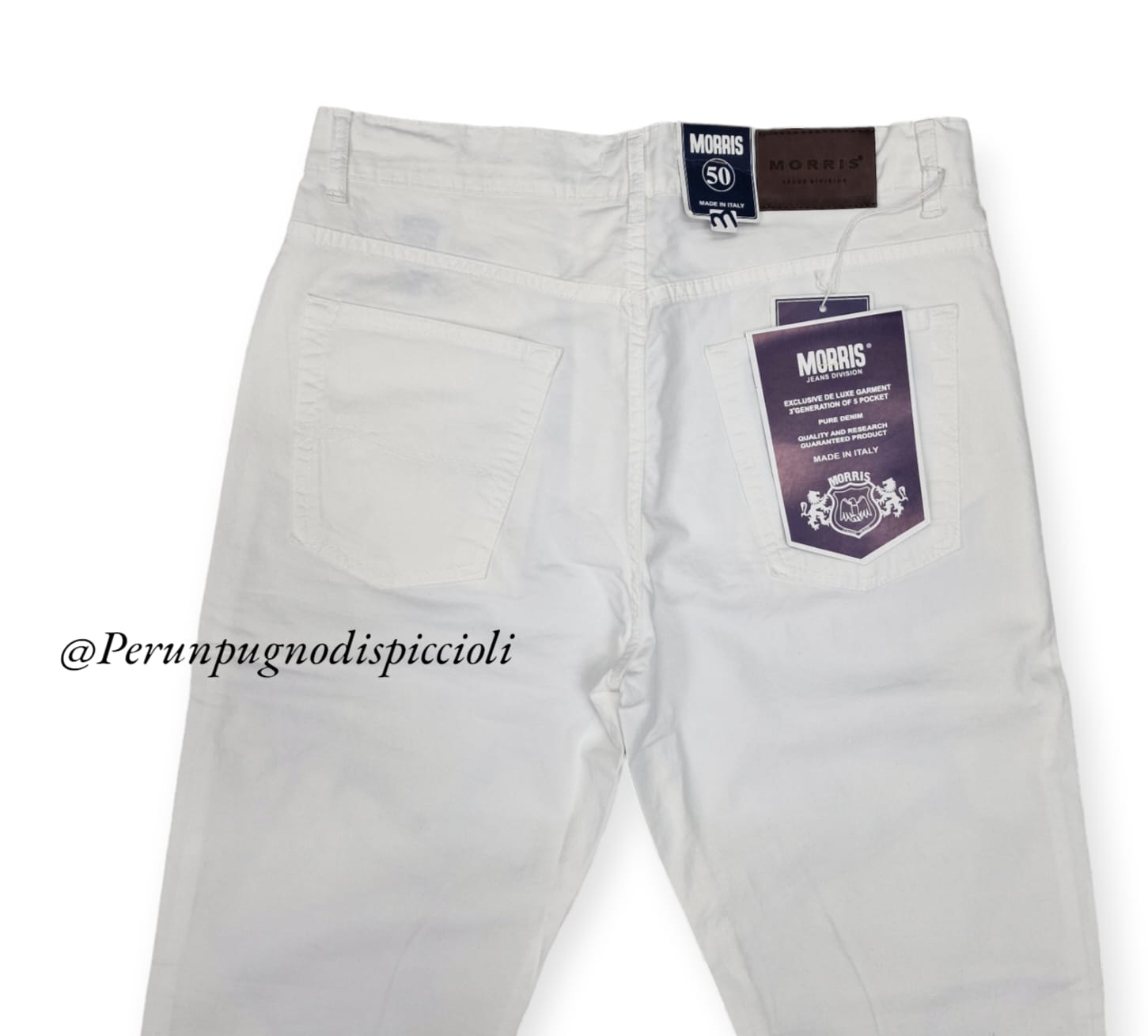 Pantalone Morris in cotone 5 tasche