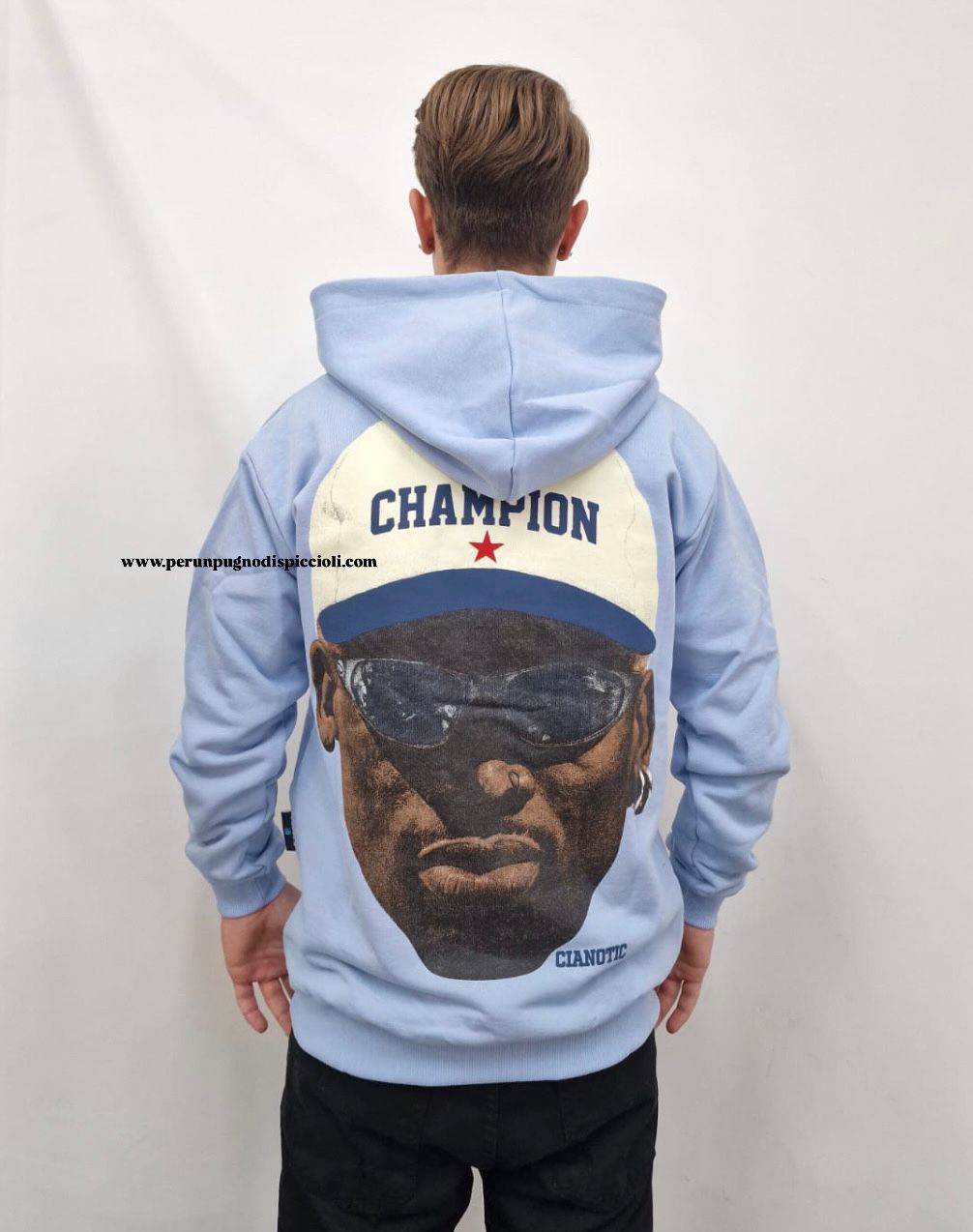 Felpa Cianotic con zip art: Champion