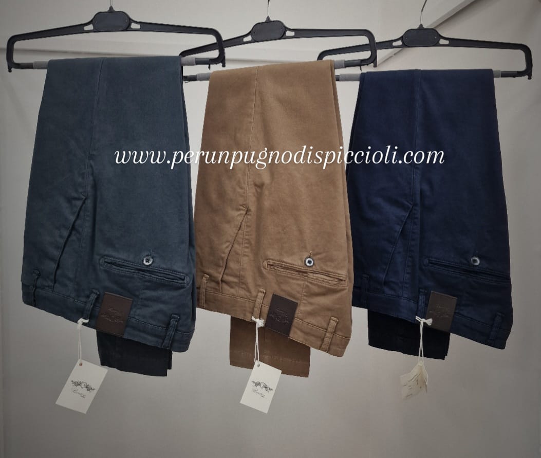 Pantalone Briatore tasca america in gabardina