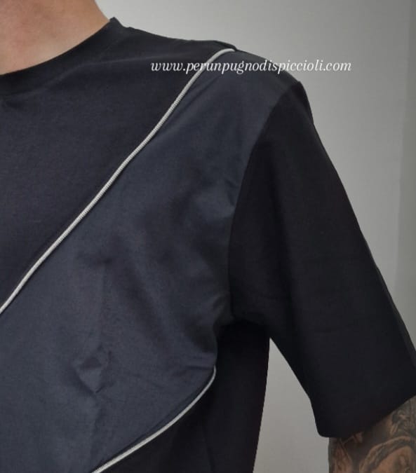 T-shirt Paul Diamond con zip