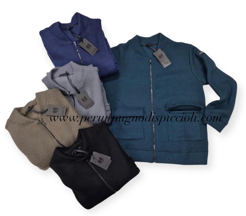 Maglione cardigan Reset 2.0 con zip