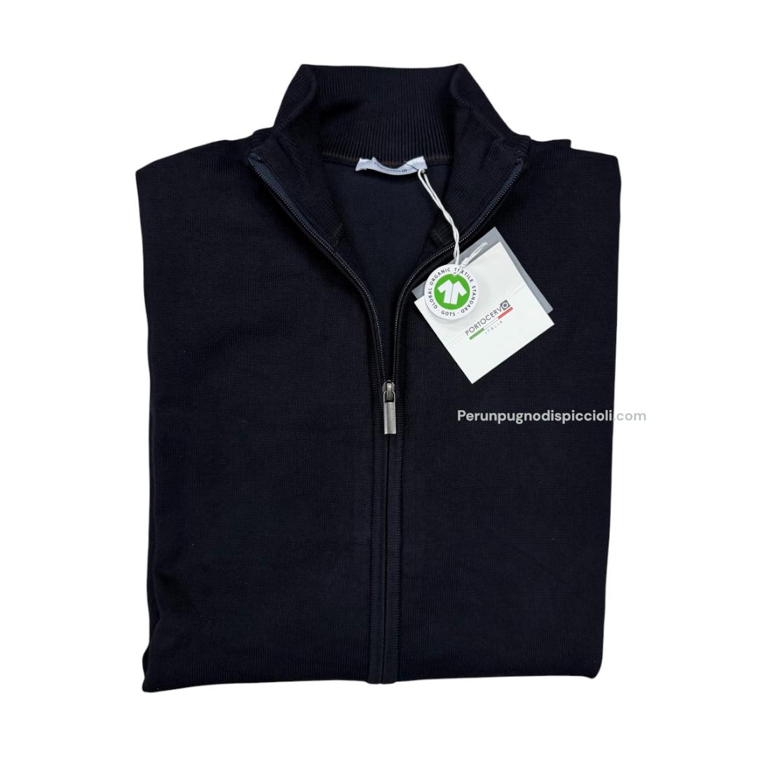 Maglioncino Portocervo zip intera art: alma over
