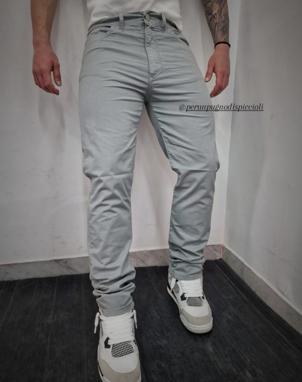 Pantalone Morris in cotone 5 tasche
