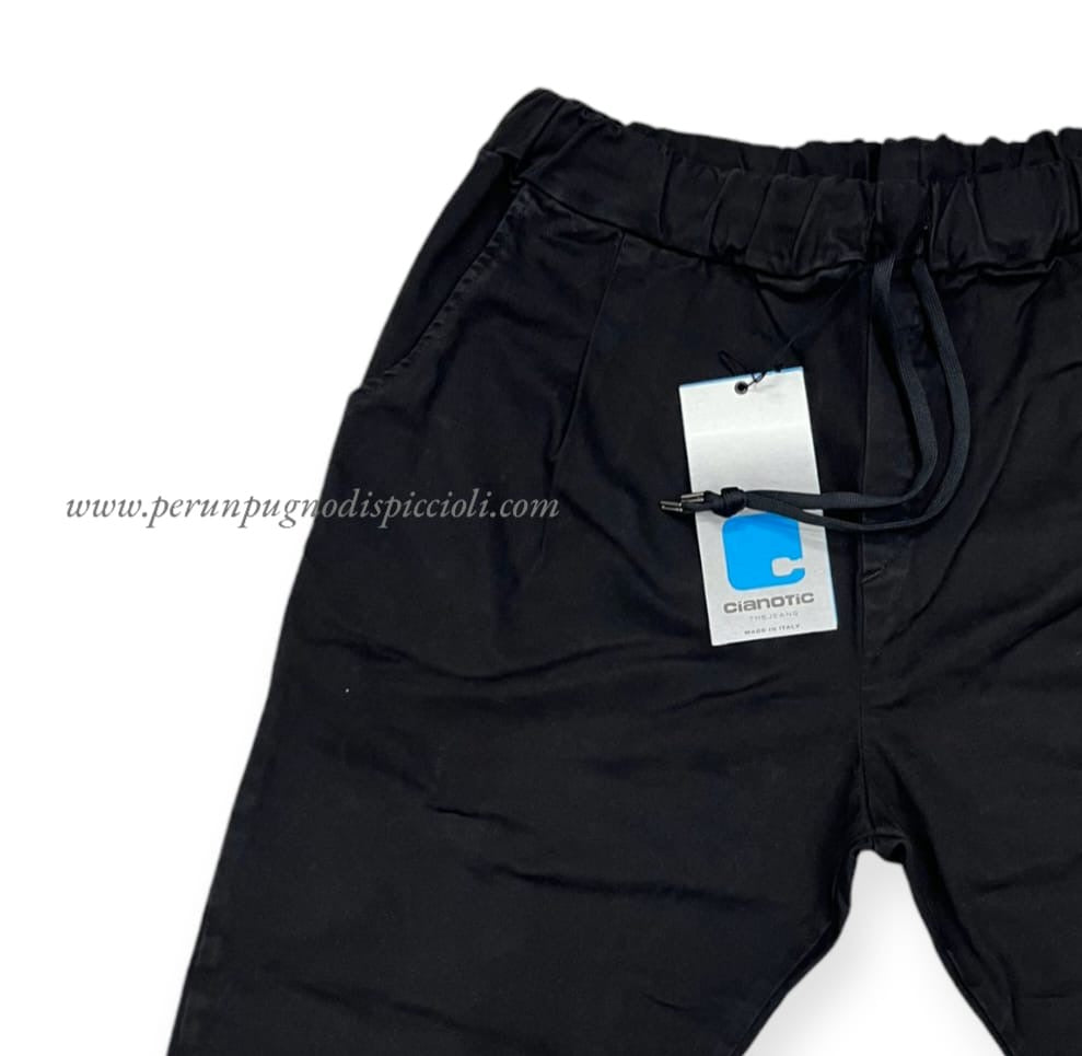 Pantalaccio Cianotic con elastico in gabardina