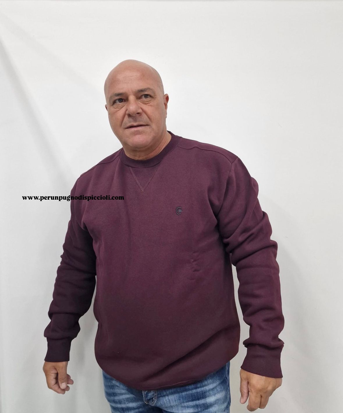 Felpa basic Enrico Coveri over art: 3654/2702