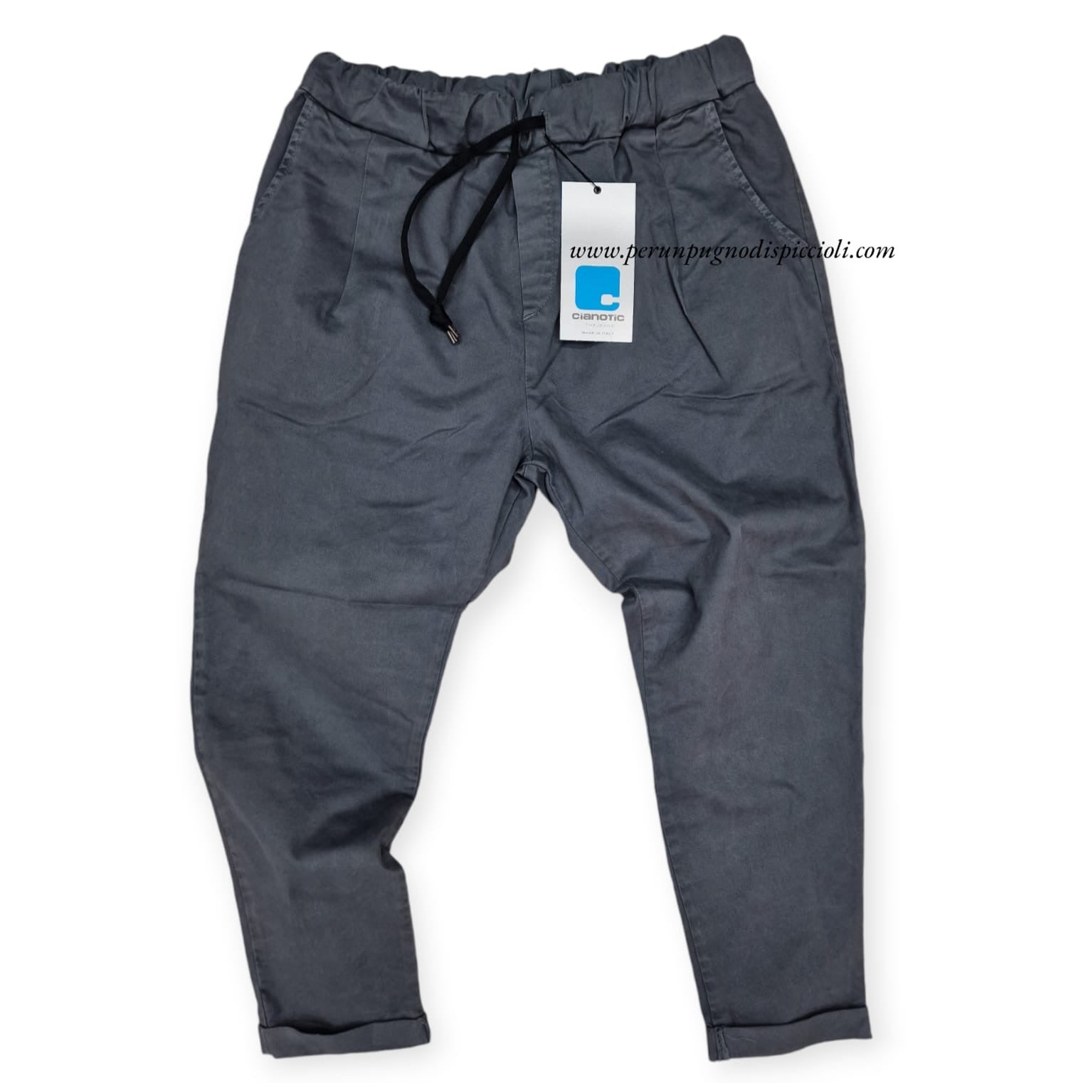 Pantalaccio Cianotic con elastico in gabardina