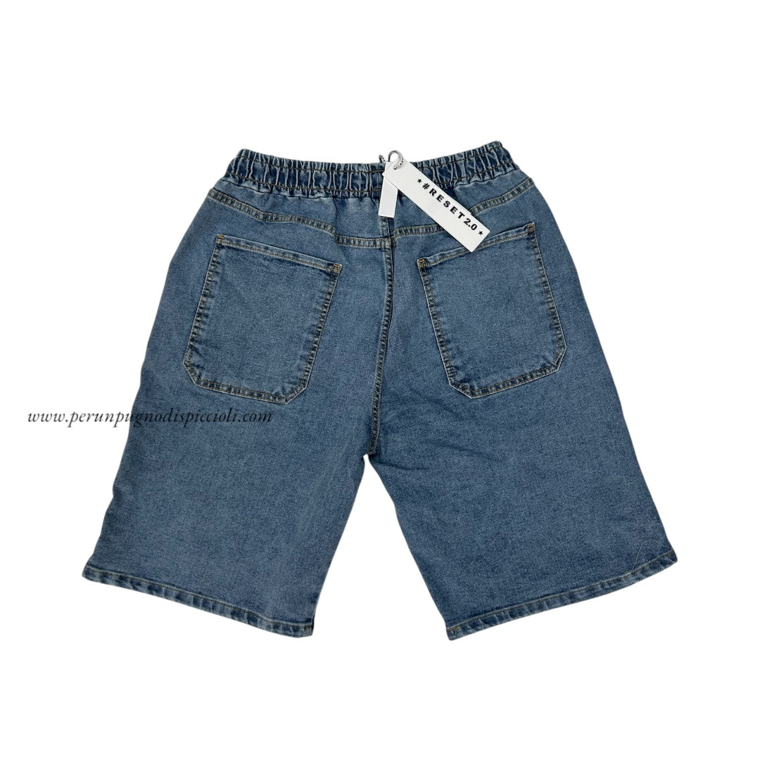 Shorts in jeans basic Reset 2.0 con elastico