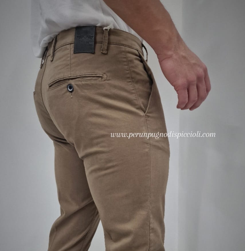 Pantalone Briatore tasca america in gabardina