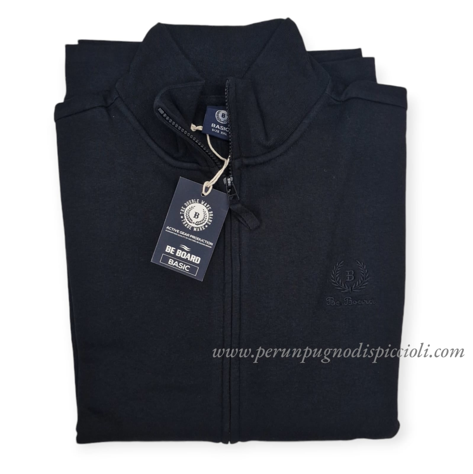 Felpa Be Board con zip art: 9030C