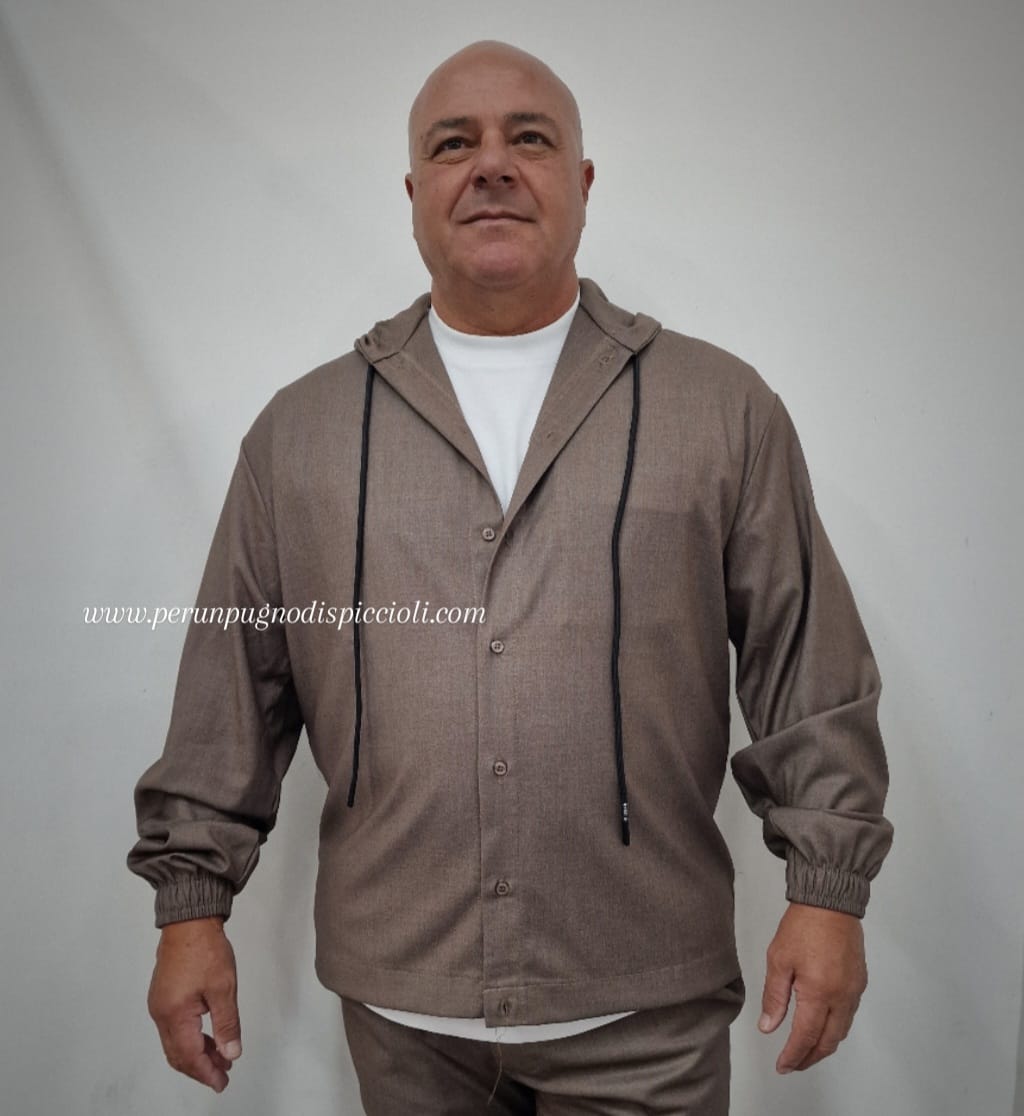 Camicia con cappuccio Reset 2.0 over