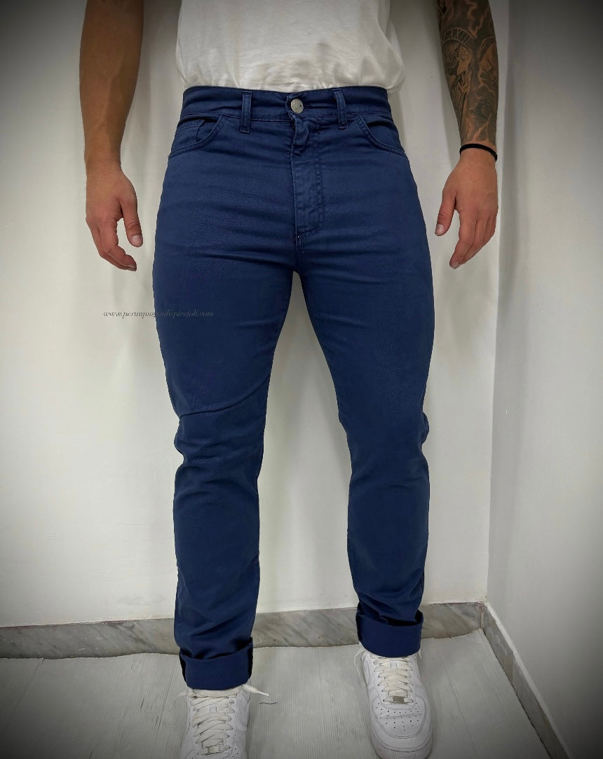 Pantalone Morris in gabardina 5 tasche art: mw cotton