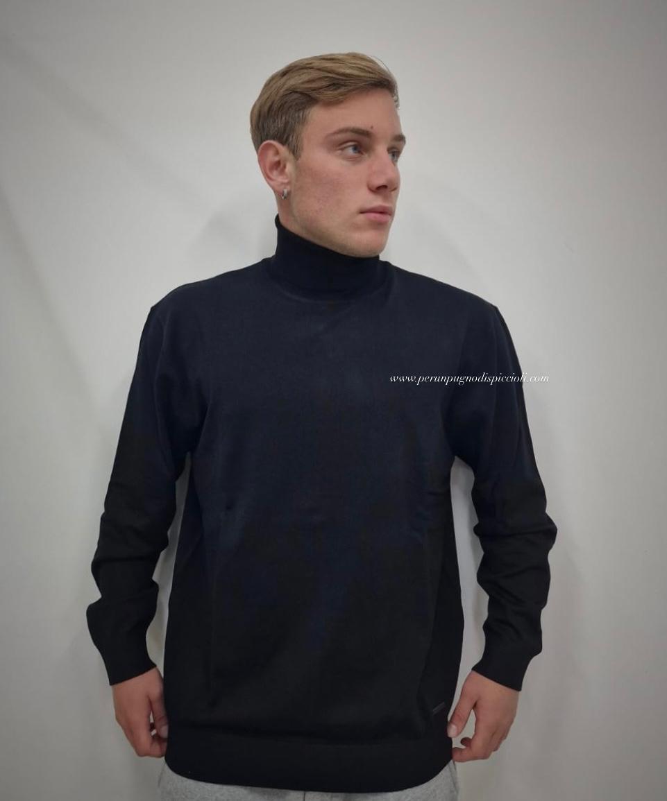 Maglia collo alto Nerovago art: 730007-over