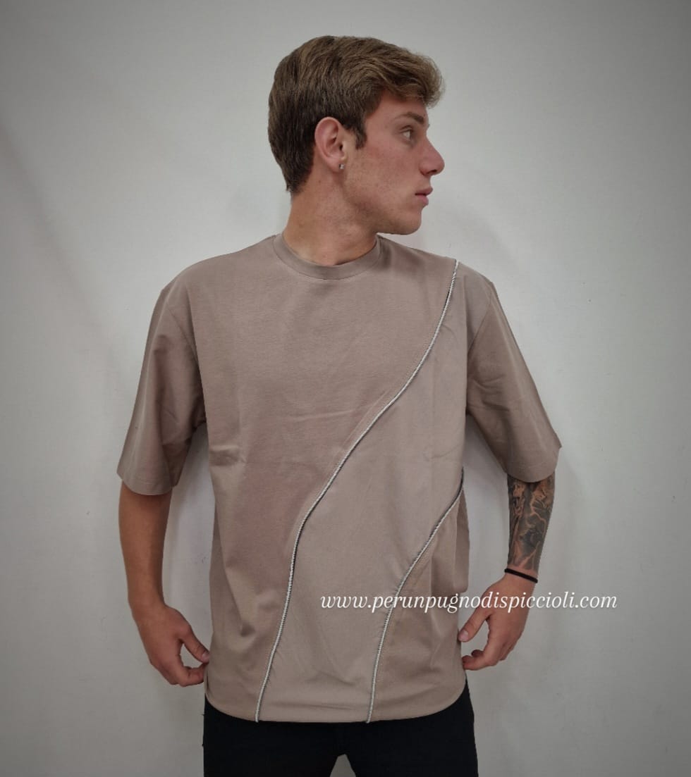 T-shirt Paul Diamond con zip