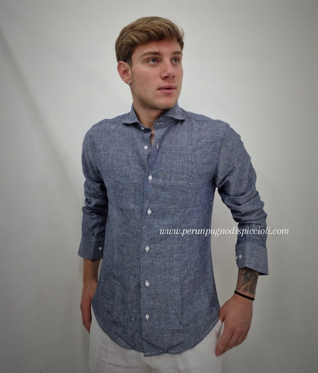 Camicia Guerriero Sartoriale in lino