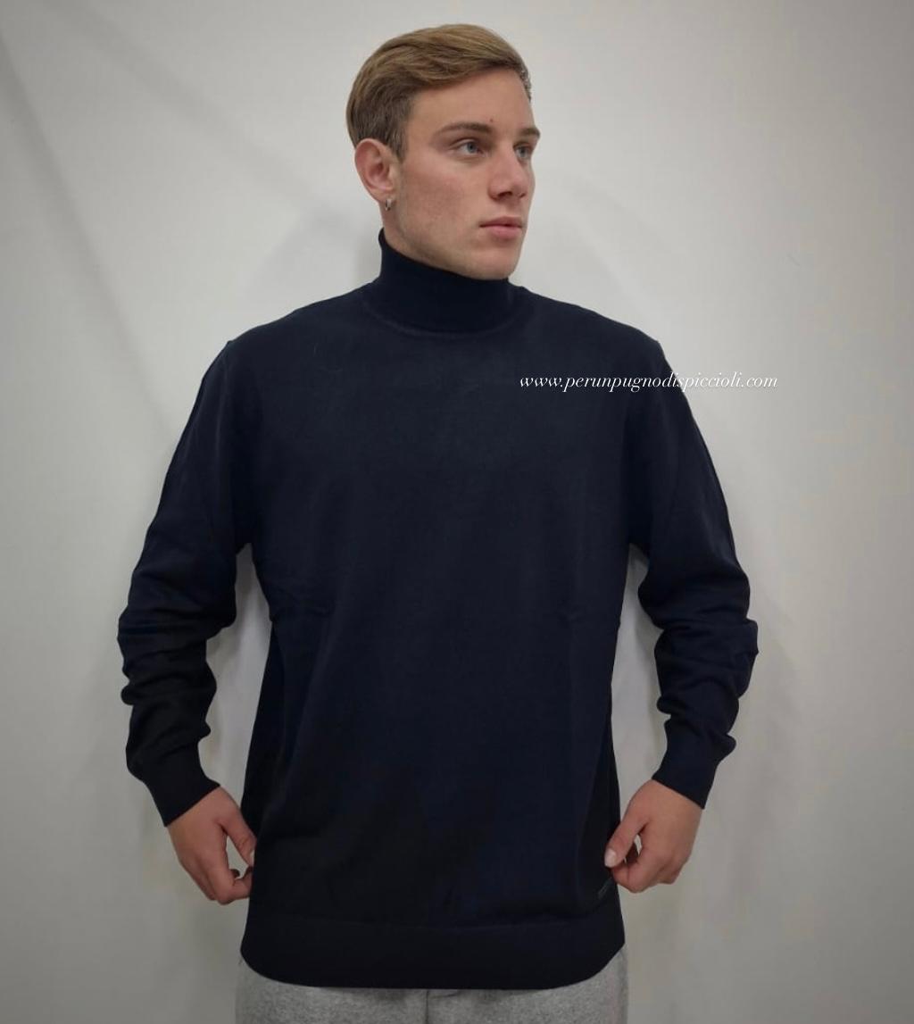 Maglia collo alto Nerovago art: 730007-over